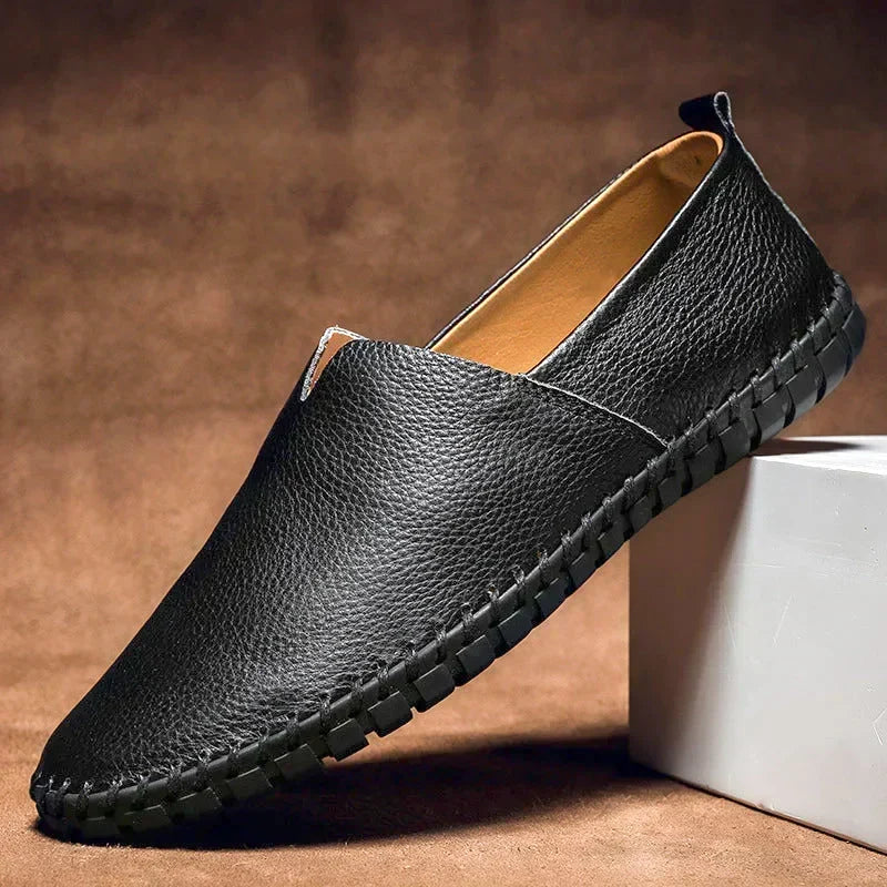 Mocassino Matt Thompson in Vera Pelle